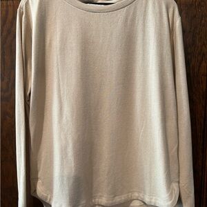Tommy Bahama Cream Long Sleeve Top/Sweater